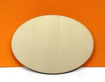 Ovale senza mensola - 14 cm