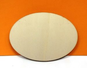 Ovale senza mensola - 19 cm